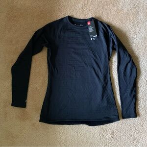 Under Armour Black Fitted Long Sleeve Top